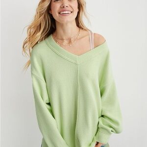 Aerie Wonder V neck sweatshirt